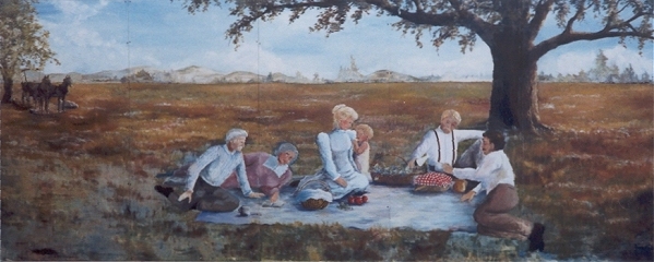 Another of Lompoc's fine murals, Lompoc Mural Society