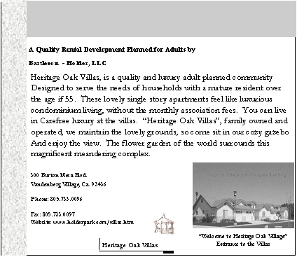 Heritage Oaks Villas